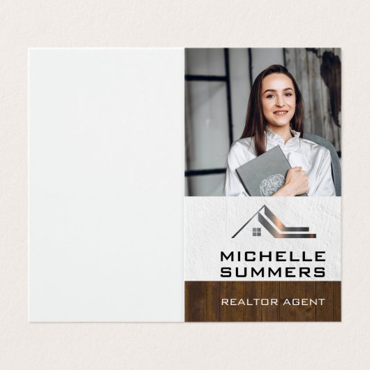 ビジネスカスタムの写真 |実在不動産名刺 名刺 (外部フラット)