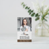 ビジネスカスタムの写真 |実在不動産名刺 名刺 (スタンド正面)