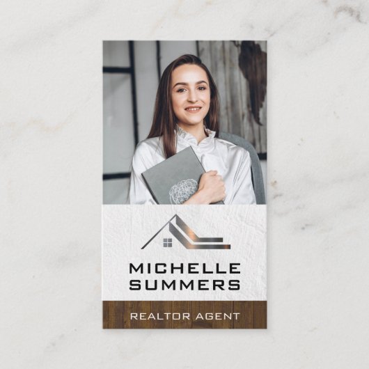 ビジネスカスタムの写真 |実在不動産名刺 名刺 (正面)