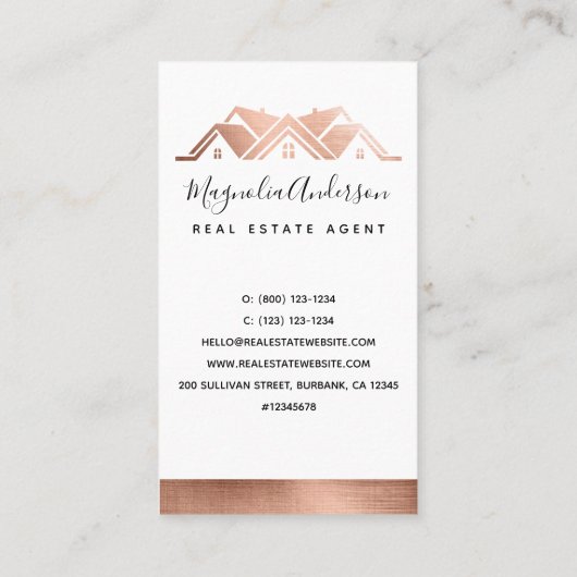 ビジネスカスタムの写真 |実在不動産名刺 名刺 (裏面)