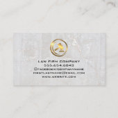 ビジネスカスタムの写真 | 法律ロゴ 名刺 (裏面)