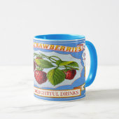 ビジネスカスタムまたはパーソナライズされた文字のロゴ マグカップ (正面右)