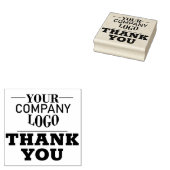 ビジネスカスタムまたは会社に感謝のロゴ ラバースタンプ (押印)