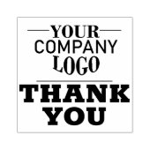 ビジネスカスタムまたは会社に感謝のロゴ ラバースタンプ (インプリント)