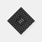 ビジネスカスタムイベント紙ナプキン用のロゴ スタンダードカクテルナプキン (角)