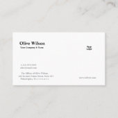 ビジネスカスタムカード – 忘れられないカード 名刺 (正面)