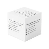 ビジネスカスタムキューブの販売促進 フォトキューブ (裏面アングル)