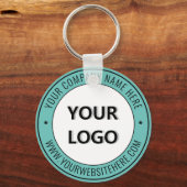 ビジネスカスタムキーチェーンのロゴと文字 キーホルダー (正面)