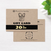 ビジネスカスタムギフトカード (デスク)