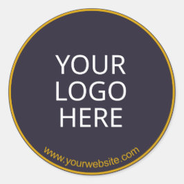 ビジネスカスタムステッカーテンプレート ラウンドシール