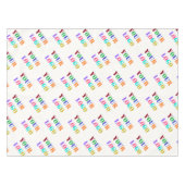 ビジネスカスタムテーブルクロスの会社ロゴ テーブルクロス (正面(横))