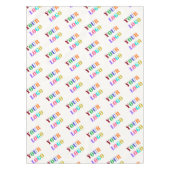 ビジネスカスタムテーブルクロスの会社ロゴ テーブルクロス (正面)