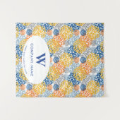 ビジネスカスタムテーブルランナーバナーフローラ タペストリー (正面(横))