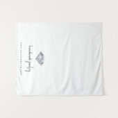 ビジネスカスタムテーモダンブルランナーバナージュエリー タペストリー (正面(横))