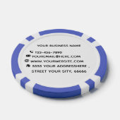 ビジネスカスタムネーム文字情報トランプのポーカーチップ ポーカーチップ (シングル)