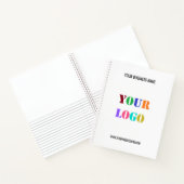 ビジネスカスタムノートブックのロゴのプロモーション ノートブック (内部)