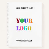 ビジネスカスタムノートブックのロゴのプロモーション ノートブック (正面)