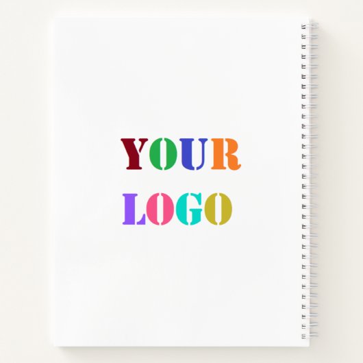 ビジネスカスタムノートブックのロゴのプロモーション ノートブック (裏面)