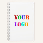ビジネスカスタムノートブックの会社ロゴ ノートブック (正面)