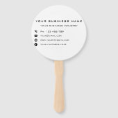 ビジネスカスタムハンドファン会社プロモーション ハンドファン (裏面)