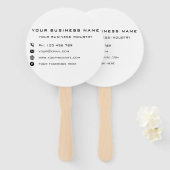 ビジネスカスタムハンドファン会社プロモーション ハンドファン (正面&裏面)