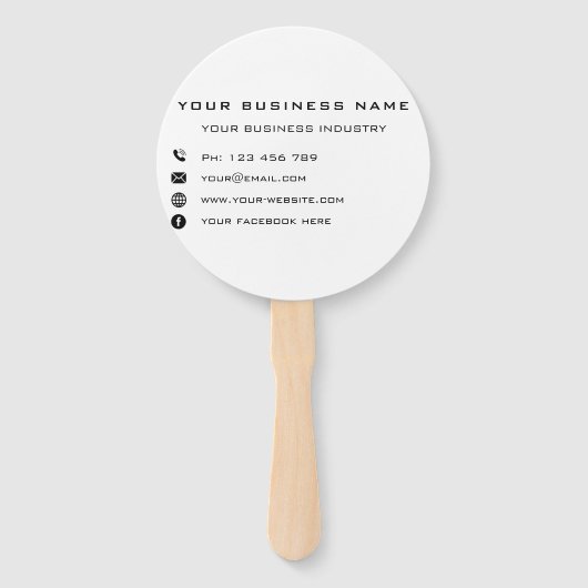 ビジネスカスタムハンドファン会社プロモーション ハンドファン (正面)