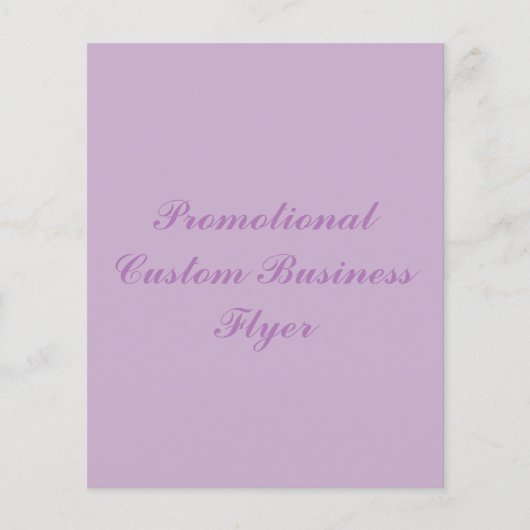 ビジネスカスタムフライヤー。フライヤー チラシ (正面)