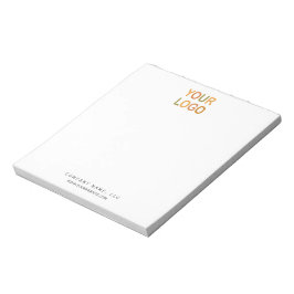 ビジネスカスタムブランディングロゴテンプレート ノートパッド