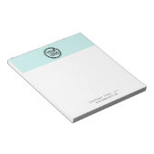 ビジネスカスタムブランディングロゴテンプレート ノートパッド (アングル)