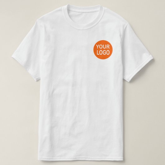 ビジネスカスタムブランディングロゴテンプレートTシャツ Tシャツ (デザイン正面)