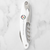 ビジネスカスタムブランド従業員のロゴの追加 ソムリエナイフ (裏面)