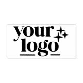 ビジネスカスタムプロフェッショナルの四角形のロゴ ラバースタンプ (インプリント)