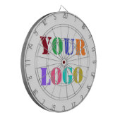 ビジネスカスタムプロモーションのロゴパーソナライズされた ダーツボード (正面左)