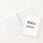 ビジネスカスタムプロモーションのロゴパーソナライズされた ノートブック (内部)