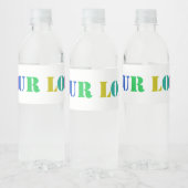 ビジネスカスタムプロモーションのロゴパーソナライズされた ペットボトルラベル (ボトル)