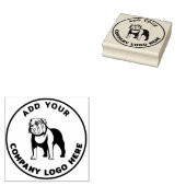 ビジネスカスタムラウンドロゴの作成 ラバースタンプ (押印)