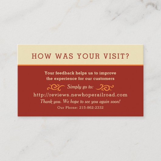 ビジネスカスタムレビューUs 名刺 (正面)