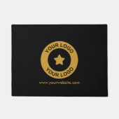 ビジネスカスタムロゴと会社のウェブサイト ドアマット (正面)