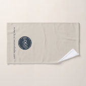 ビジネスカスタムロゴと会社のウェブサイト バスタオルセット (ハンドタオル)