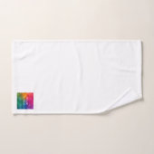 ビジネスカスタムロゴと文字のアップロードモダン バスタオルセット (ハンドタオル)