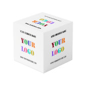 ビジネスカスタムロゴと文字のプロモーションキューブ フォトキューブ (裏面アングル)