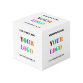 ビジネスカスタムロゴと文字のプロモーションキューブ フォトキューブ (正面アングル)