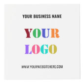 ビジネスカスタムロゴと文字のプロモーションキューブ フォトキューブ (正面)