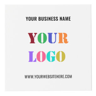 ビジネスカスタムロゴと文字のプロモーションキューブ フォトキューブ