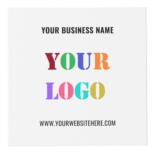 ビジネスカスタムロゴと文字のプロモーションキューブ フォトキューブ (裏面)