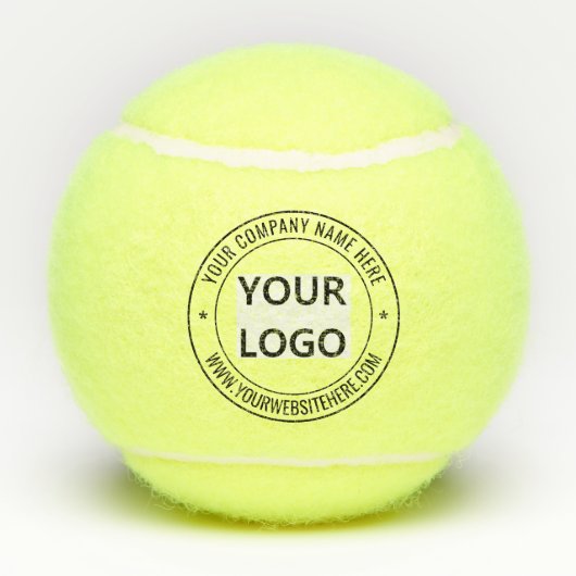 ビジネスカスタムロゴと文字テニスボールの テニスボール (裏面)