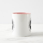 ビジネスカスタムロゴと文字ブランド ツートーンマグカップ (中央)