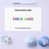 ビジネスカスタムロゴと文字プロモーションのチラシ チラシ (シングル)