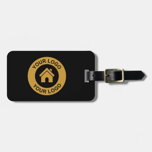 ビジネスカスタムロゴと文字 ラゲッジタグ (正面横)