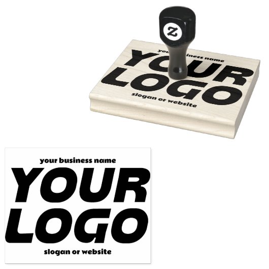 ビジネスカスタムロゴと文字 ラバースタンプ (押印)
